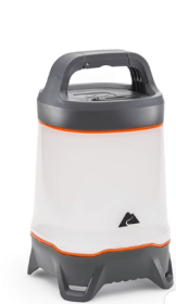 Ozark Trail 500 Lumen Lantern - Versatile LED Camping Light, Durable, 42-Hour Runtime, Gray & Orange