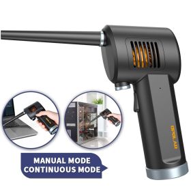 Compressed Air Duster, New Generation Canned Air, 33000 RPM Electric Air Can for Computer Keyboard Electronics Cleaning, 6000mAh Rechargeable Bat